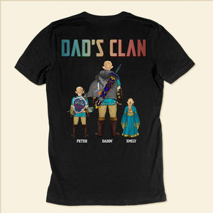 Dad's Clan Clarified No1 In The Galaxy Zelda Dad - Gift For Father's Day - Personalized Shirt 2 Side CL07