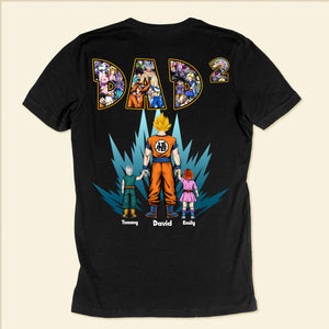 Daddy You Are My Favorite Saiyan Version 2 Dragon Ball - Gift For Dad, Father's Day - Personalized Shirt 2 Side CL03