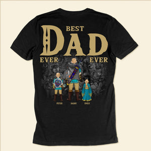 The Legend Zelda Is Staying In My House Best Dad Ever - Gift ForDad, Father's Day - Personalized Shirt 2 Side CL07