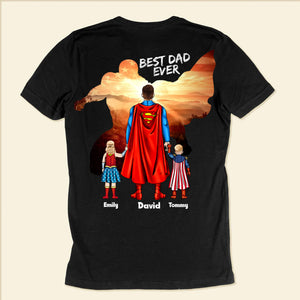 I'm A Dad, A Superhero And Nothing Scares Me - Gift For Father's Day - Personalized Shirt 2 Side