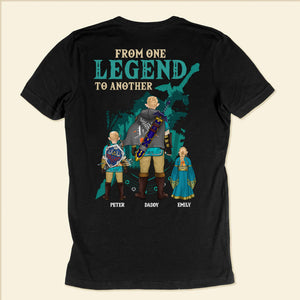 Hyrule Legend From One To Another Legend - Gift For Father's Day - Personalized Shirt 2 Side