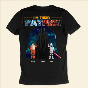 I Am Their Father Star Wars - Gift For Dad, Father's Day - Personalized Shirt 2 Side CL08