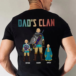 Dad's Clan Clarified No1 In The Galaxy Zelda Dad - Gift For Father's Day - Personalized Shirt 2 Side CL07