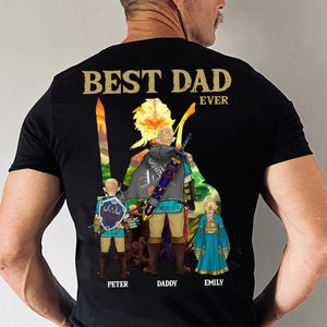 Best Dad Best Legend Of Zelda - Gift For Father's Day - Personalized TShirt 2 SidE CL07