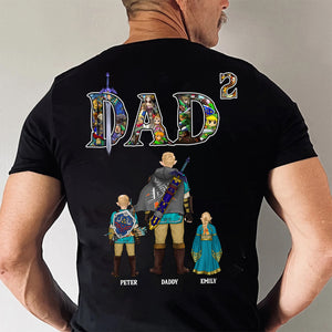 Super Dad The Legend Zelda  In My Mind - Gift For Dad, Father's Day - Personalized Shirt 2 Side CL07