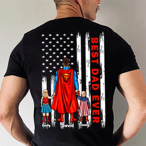 You're Our Super Hero And Always Will Be - Gift For Dad, Husband, Father's Day - Personalized Shirt 2 Side CL02