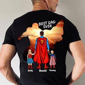 I'm A Dad, A Superhero And Nothing Scares Me - Gift For Father's Day - Personalized Shirt 2 Side