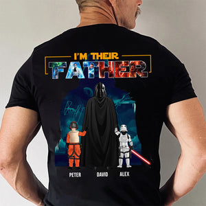 I Am Their Father Star Wars - Gift For Dad, Father's Day - Personalized Shirt 2 Side CL08