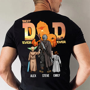 This Is The Way Of Dadalorian - Gift For Father's Day - Personalized Shirt 2 Side