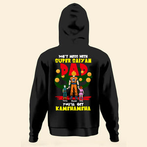 Don't Mess With SaiyanDragon Ball Dad You Will Get Kamehameha - Gift For Father's Day - Personalized TShirt