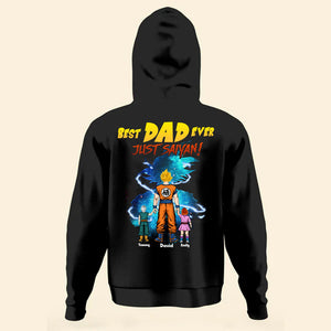 Dragon Ball Songoku Galaxy Blue Just Saiyan Dad - Gift For Dad, Father's Day - Personalized TShirt CL03