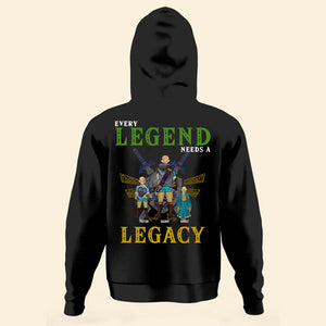 Every Legend Zelda  Needs Legacy - Gift For Dad, Husband Father's Day - Personalized TShirt CL07