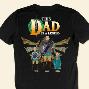 This Dad Is A Legend Zelda - Gift For Dad, HusbandFather's Day - Personalized TShirt CL07