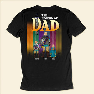 Zelda Dad You Are The Legend In My Mind - Gift For Dad, Husband Father's Day - Personalized TShirt CL07