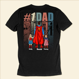 Super Hero My Dad Is On Top Of Top 1 Dad In The World - Gift For Dad, Father's Day CL02