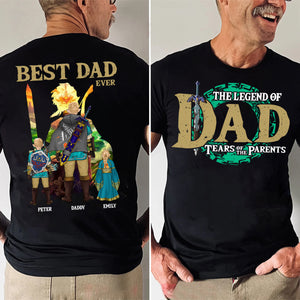 Best Dad Best Legend Of Zelda - Gift For Father's Day - Personalized TShirt 2 SidE CL07