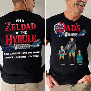 I'm A Zeld Daddy Of The Hyrule Warriors - Gift For Father's Day - Personalized Shirt 2 Side