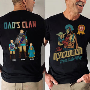 Dad's Clan Clarified No1 In The Galaxy Zelda Dad - Gift For Father's Day - Personalized Shirt 2 Side CL07