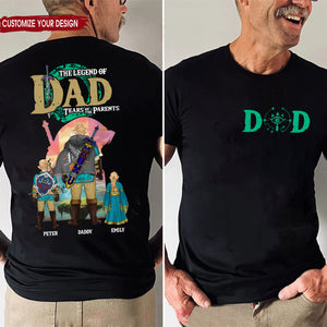 The Legend of Zelda: Tears of the Kingdom - Gift For Father's Day - Personalized Shirt 2 Side