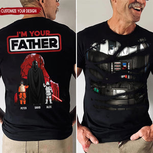 Star Wars I'm Their Father - Gift For Father's Day - Personalized Shirt 2 Side