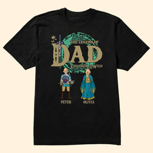 Zelda The Legend Of Dad Children Of The Wild - Gift For Father's Day - Personalized TShirt