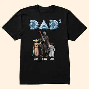 Star War Daddy Comes From The Galaxy - Gift For Dad, Father's Day - Personalized TShirt CL08