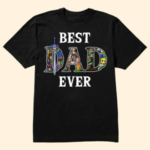 Super Dad The Legend Zelda  In My Mind - Gift For Dad, Father's Day - Personalized Shirt 2 Side CL07