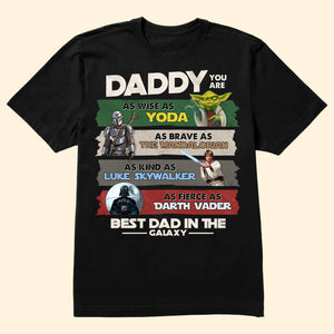 Star War The Dadalorian I Am Their Father - Gift For Dad, Father's Day - Personalized Shirt 2 Side CL08