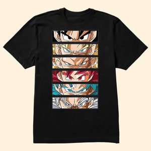 Best Dad Is Right Here Dragon Ball Goku San - Gift For Father's Day - Personalized Shirt 2 Side