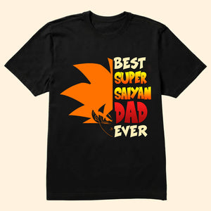 Dragon Ball Dad We Love You To The Moon And Back - Gift For Father's Day - Personalized Shirt 2 Side