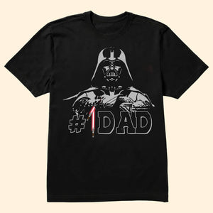 I Am Their Father Number 1 Dad Star War - Gift For Father's Day - Personalized Shirt 2 Side CL08