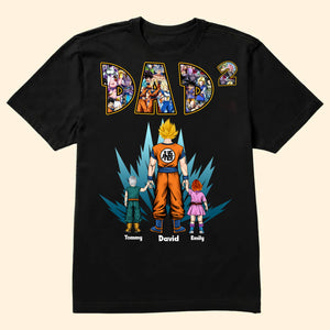 Daddy You Are My Favorite Saiyan - Gift For Father's Day - Personalized Shirt 2 Side