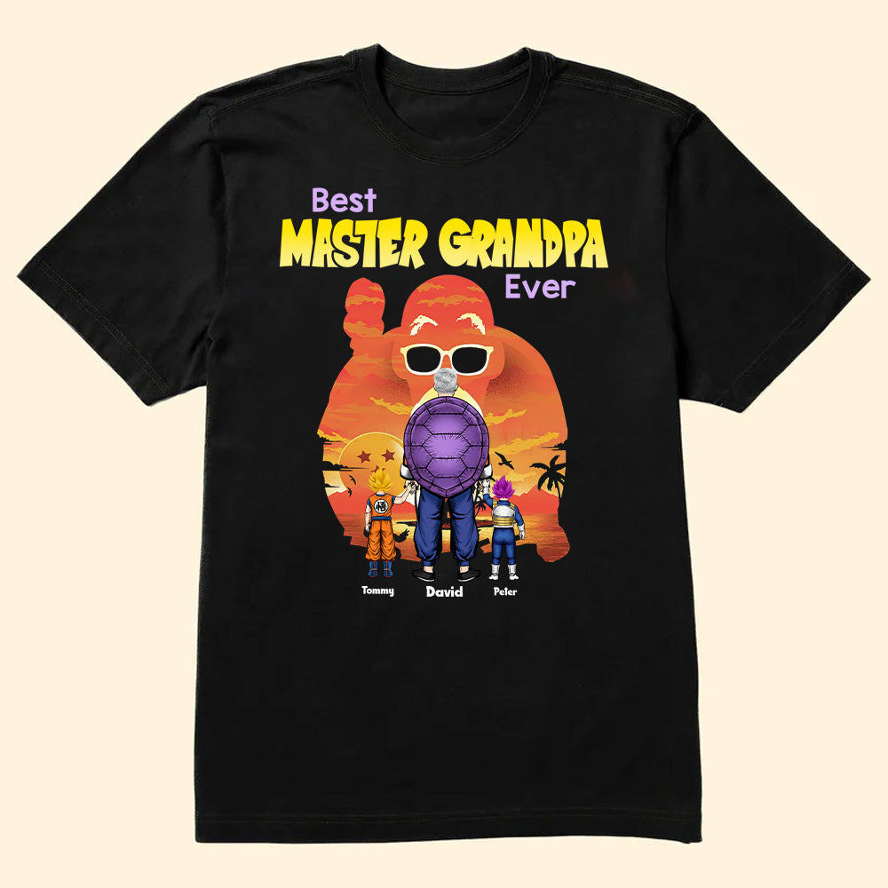 Dragon Ball Best Master Grandpa Ever - Gift For Dad, Husband, Father's Day - Personalized TShirt