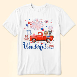 It's The Most Wonderful Time Of The Year - Gift For Pet Lovers - Personalized TShirt - CL12 NA94