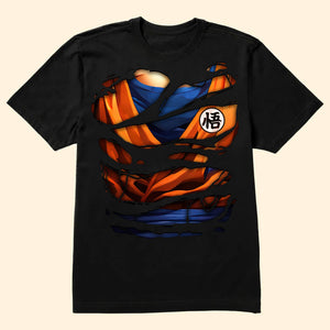 My Super Saiyan Dad Comic Version Dragon Ball - Gift For Dad, Father's Day - Personalized Tshirt 2 Side CL03