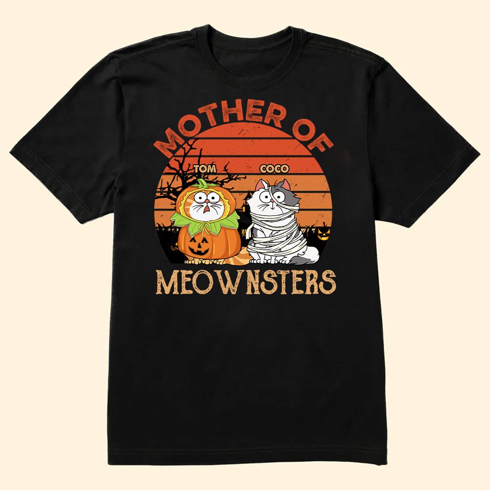 Mother Of Meownsters - Gift For Pet Lovers - Personalized Unisex Tshirt - CLP01 NH96