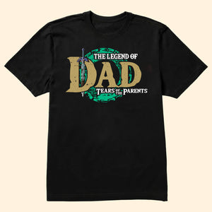 The Adventure With Daddy In The Zelda Jungle - Gift For Father's Day - Personalized Shirt 2 Sides