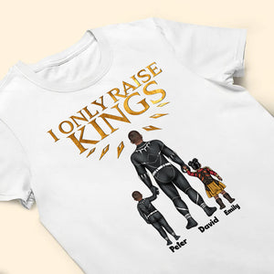 Super Hero Comic I Only Raise King - Gift For Dad, Husband, Father's Day - Personalized TShirt