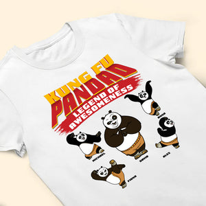 Kungfu Panda The Legend Of Awesomeness - Gift For Family, Dad And Kids - Personalized TShirt NA94