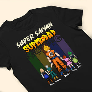 Super Saiyan Dad In The Dragon Balls Universe - Gift For Father's Day - Personalized TShirt