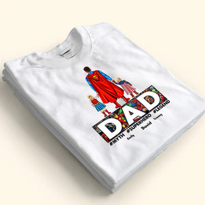 Dad, The Myth The Superhero The Legend - Gift For Father's Day - Personalized TShirt