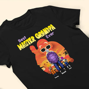 Best Master Grandpa Ever - Gift For Father's Day - Personalized TShirt