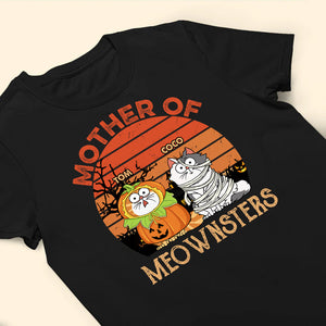 Mother Of Meownsters - Gift For Pet Lovers - Personalized Unisex Tshirt - CLP01 NH96