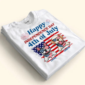 Happy Independence Day Woof Woof - Gift For Pet Lovers - Personalized TShirt