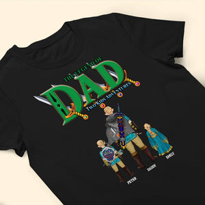 The Legend Of Zelda Dad The Children's Adventures - Gift For Dad, Father's Day - Personalized TShirt CL07