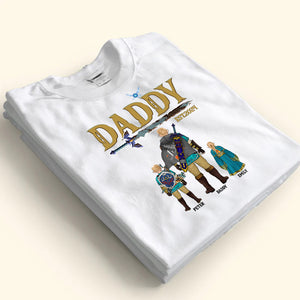 Zelda Daddy And The Most Powerful Sword - Gift For Dad, Husband, Father's Day - Personalized TShirt CL07