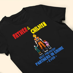 Dragon Ball Father And Sons Best Freaking Partners In Crime - Gift For Dad, Father's Day - Personalized TShirt CL03