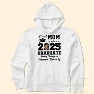 Proud Mom Of A Graduate - Personalized Photo Shirt - Photo PT