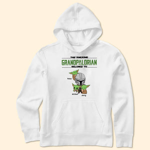 Baby Yoda This Awesome Dadalorian Belongs To Us - Gift For Father's Day - Personalized TShirt