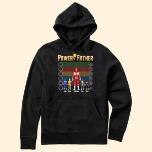 Power Rangers Father Is Number 1 - Gift For Dad - Personalized TShirt - CL21 NA94